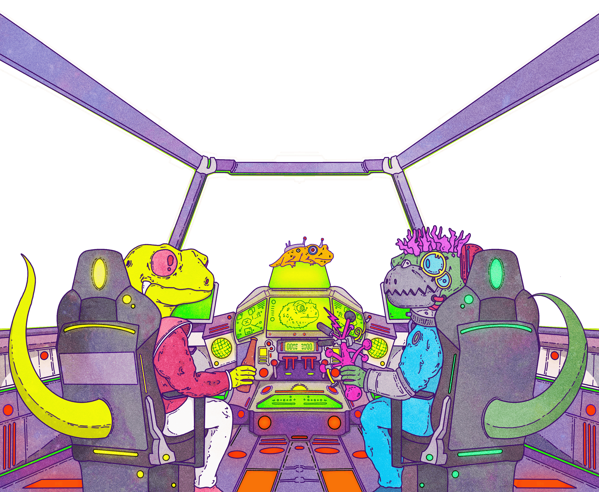Spaceship Cockpit